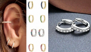 Dainty Hoop Earrings - 6 Colours