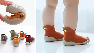 Baby Sock Shoes with Anti-Slip Soles - 5 Colours & 5 Sizes