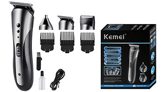 3-in-1 Waterproof Electric Cordless Hair Clipper, Trimmer & Razor