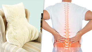 Lumbar Back-Support Woollen Posture-Pillow - 1 or 2