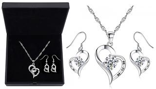 'Mum' Jewellery Set Made with Crystals from Swarovski
