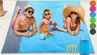 Portable Waterproof Beach Mat - 6 Colours & 2 Sizes