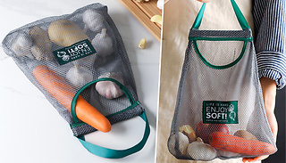 2, 4, or 6-Pack Versatile Hanging Mesh Storage Bags