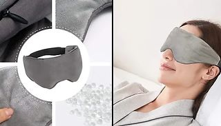 Velvet Weighted Eye Mask - With Bead Bag Feature
