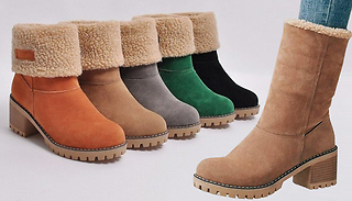 Oslo Fleece Lined Faux Suede Boots - 6 Sizes & 5 Colours