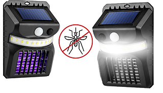 Solar Motion Sensor Mosquito Zapper Lamp