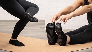 3 Pairs of Myga Non-Slip Yoga Socks - 4 Sizes