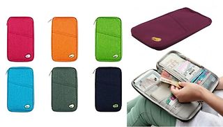 Passport Holder & Travel Organiser - 7 Colours