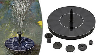 Auto-Pump Solar Floating Fountain Water Feature