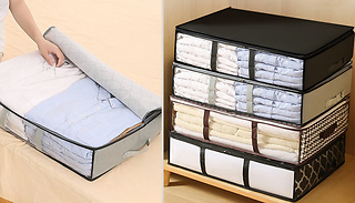 1, 2 or 4-Pack Under Bed Storage Bags - 4 Colours