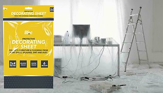 4M x 3M Polythene Dust Sheet Cover