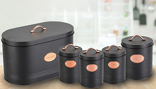 5-Piece Kitchen Storage Canister Set