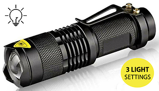 ToughTech Mini Extendable Torch - 3 Light Settings