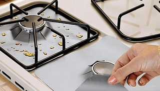 Non-Stick Reusable Stove Hob Protectors - 4 or 8