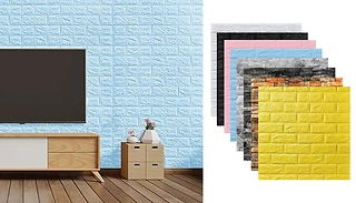 Self Adhesive Brick Wall Stickers - 10, 20 or 40 Pieces!