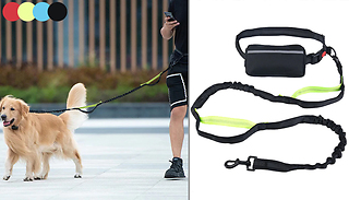 Adjustable Waist Belt Pet Leash - 4 Colours