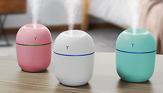 Mini USB Humidifier & Aromatherapy Diffuser - 3 Colours