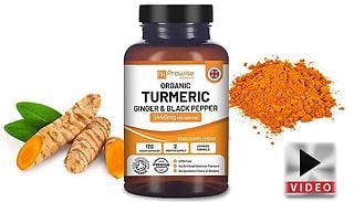 Multipurpose Prowise Turmeric with Black Pepper & Ginger - Up To 360 V ...