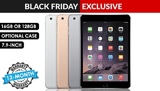 Apple iPad Mini 3 7.9-Inch Wi-Fi 16GB to 128GB - 2 Colours & Optional ...