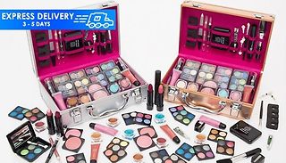 54 or 80-Piece Make-Up Set With Case - 2 Colours