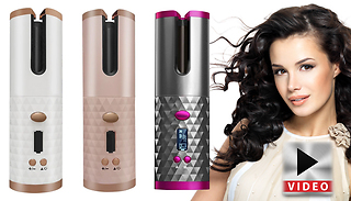 Auto-Rotating Cordless Hair Curler - 3 Colours