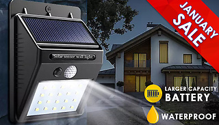 Motion-Activated Solar Security Lights - Pack of 1, 2, 3 or 4