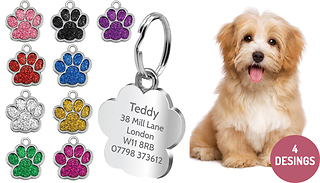 Personalised Pet Tags - 4 Designs