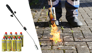 Multi-Purpose Gas Weed Burner - 2, 4 or 12 Canisters