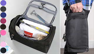 1 or 2 Travel Toiletries Wash Bag - 9 Colours