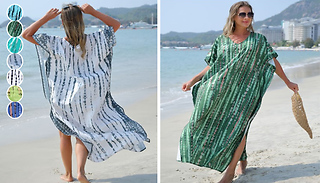 Tie-Dye Print Maxi Dress - 7 Designs