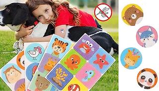 2-Pack Children's Anti-Mosquito Stickers - 72 All Together!