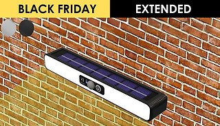 1, 2 or 3 Solar Motion Sensor Outdoor Flood Lights - 4 Options