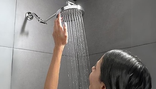 High-Pressure Rain Shower Head - With Included Teflon Tape & Water Fil ...