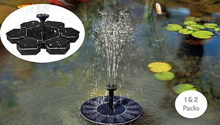 Solar Powered Floating Fountains - 2 Styles