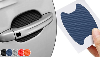 20-Pack of Carbon Fibre Car Door Handle Stickers
