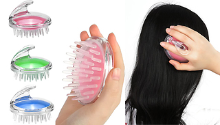 4 Soft Silicone Scalp Brushes