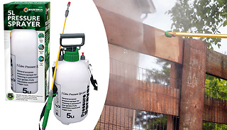 5L Garden Pressure Sprayer - Fence Painting & Weedkilling!