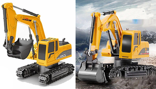 Remote Control Alloy Excavator Truck