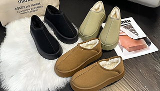 Fluffy Lined Low Cut Chunky Boots - 3 Colours!