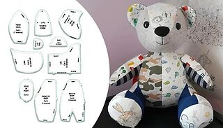 10-Piece Acrylic Template for Memory Bear! - 3 Sizes