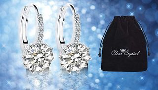 2.5ct Created Sapphire Earrings