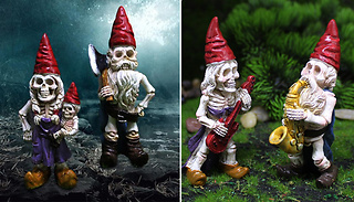 Halloween Gnome Skeleton Ornaments - 3 Styles
