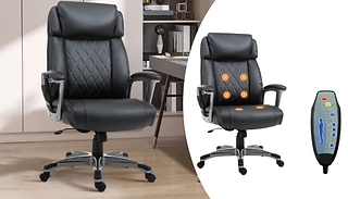 Vinsetto 6-Point Vibration Massage Office Chair 