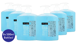 6 Pack of Anti-Bacterial Liquid Hand Wash 500ml
