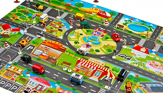 Kids Road Map Playmat & Road Signs - 3 Options
