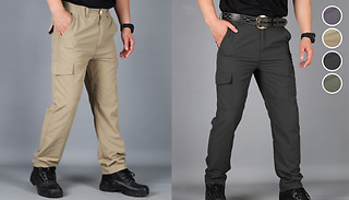 Men's Cargo Work Trousers - 4 Colours & 5 Sizes