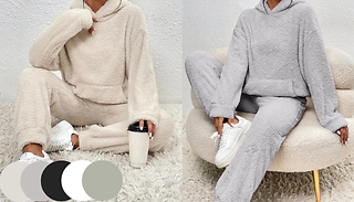 Soft & Fluffy Teddy Two-Piece Pyjama Set - 5 Colours, 8 Sizes 