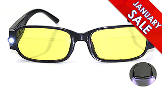 Classic Reading Glasses with LED Light - 6 Options