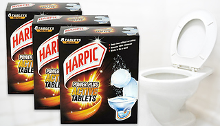 Harpic Power Plus Toilet Cleaner Active 8 Tablets - 200g, 600g or 1200g