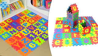 36-Piece Foam Alphabet Mat
